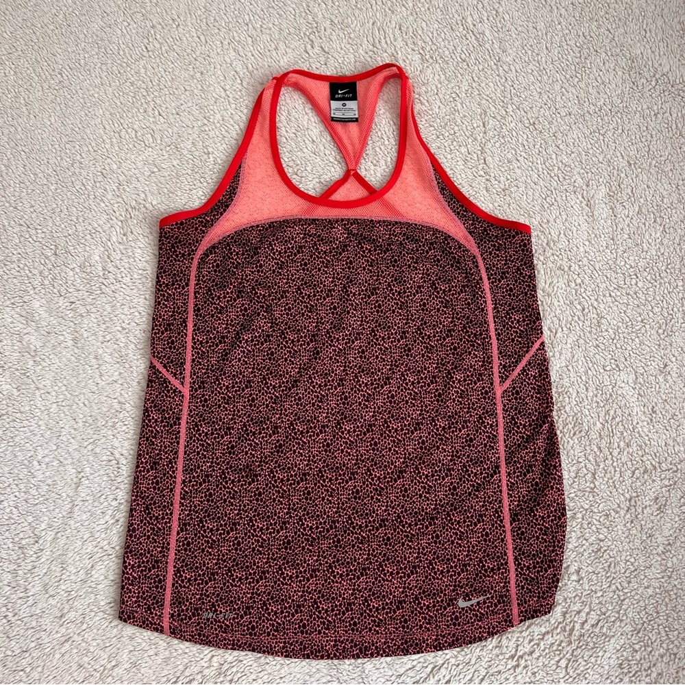 Nike Women’s Dri-Fit Tank Top Cheetah Print Size Medium